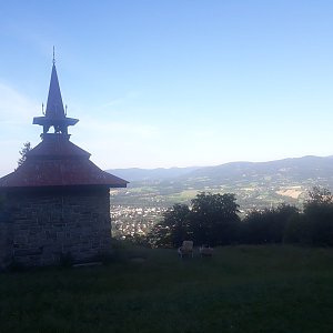 Veronika Hronková na vrcholu Ondřejník (30.7.2020 17:45)