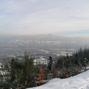 Martin Mohyla na vrcholu Ondřejník (31.1.2021 13:03)