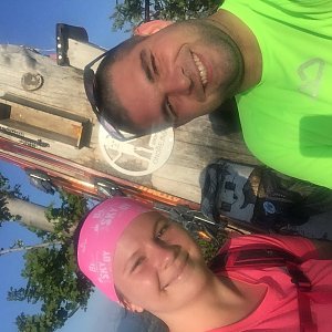 Veronika Hronková na vrcholu Ondřejník (14.6.2021 18:53)