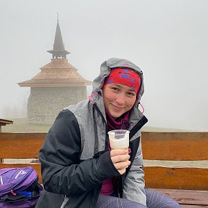 Nikalasova na vrcholu Ondřejník (2.4.2021 10:04)