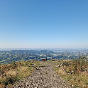Milan Meravy na vrcholu Ondřejník (9.9.2021 15:52)