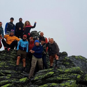 Mársy Montblanc na vrcholu Brakdalsbelgen (7.8.2024 7:22)