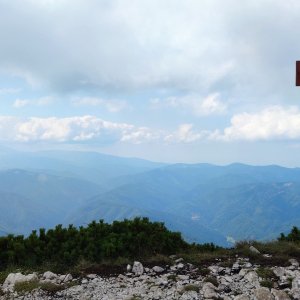 Martin Suchopár on the summit of Ascutit (17.8.2023 14:02)