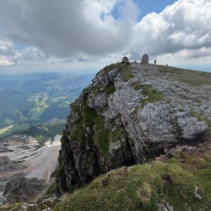 Martin Matějka on the summit of Kaiserstein (20.7.2025 11:38)
