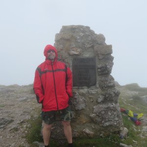 Daniel Ledl on the summit of Kaiserstein (3.8.2025 11:43)