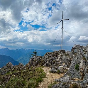 Jiří Králík on the summit of Turmstein (26.5.2019 14:51)