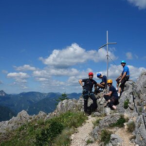 Bodik on the summit of Turmstein (5.7.2017 10:48)