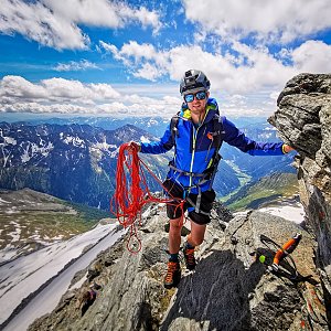 Jiří Králík na vrcholu Ankogel (3.7.2021 13:22)