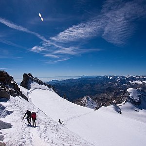 Martin Braun na vrcholu Gran Paradiso (11.9.2010 12:00)