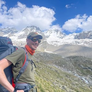 Rudolf Leška na vrcholu Gran Paradiso (21.6.2025 9:20)