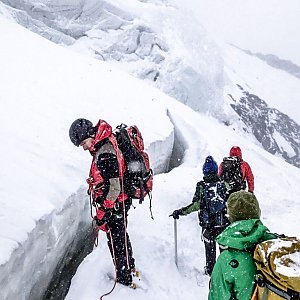 Jirka Cimler na vrcholu Gran Paradiso (25.9.2019)