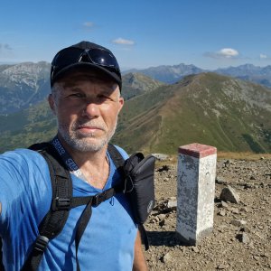 Rastislav Biarinec na vrcholu Blyšť / Błyszcz (7.9.2023 12:42)