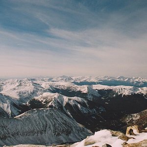 Bohumír Michal on the summit of Torreys Peak (26.10.2002)