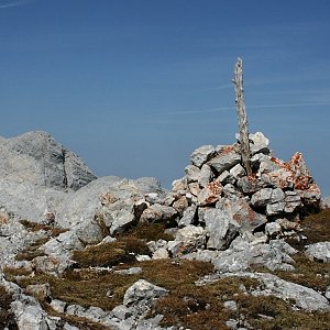 Bouřka on the summit of Weitgrubenkopf (26.9.2021 12:25)