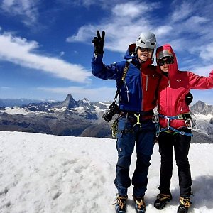 Ondřej Buček na vrcholu Alphubel (26.8.2020 14:17)