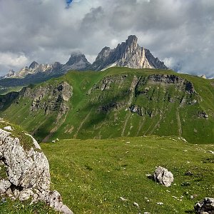 Jiří Králík na vrcholu Punta di Zonia (12.7.2018 10:38)