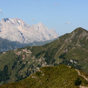 Bouřka na vrcholu Punta di Zonia (23.8.2023 9:40)