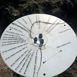 Anna na vrcholu Biela skala (2.10.2021)
