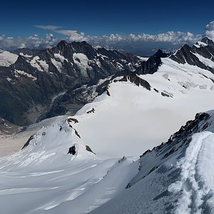 Bouřka on the summit of Mönch (31.7.2020 14:52)