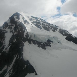 Krtek on the summit of Mönch (9.7.2015 6:00)