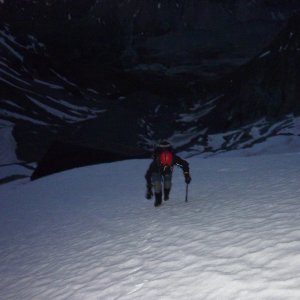 Krtek on the summit of Ober Gabelhorn (6.7.2016 9:00)