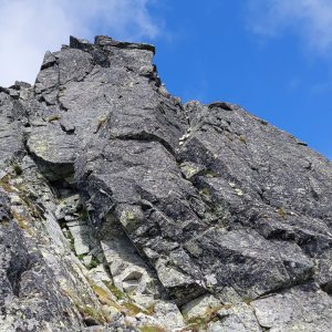 Pavel Svoboda on the summit of Dragon Peak (27.7.2023 13:00)