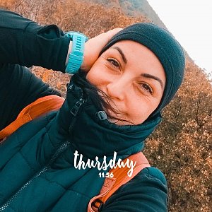 Lili na vrcholu Ostrý kameň (13.10.2022 11:19)