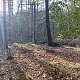 Cyklista 73 na vrcholu Popel