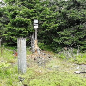 Vladimír Grančay on the summit of Smrekowiec (4.8.2025 12:59)