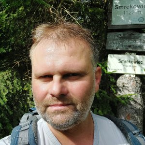 Bohumír Michal on the summit of Smrekowiec (20.9.2026 10:50)