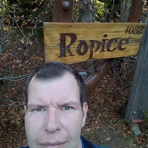 Michal Krčmář na vrcholu Ropice (26.10.2019 14:21)