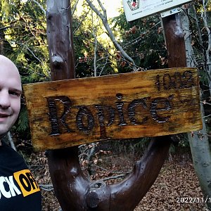 Petr Petrik na vrcholu Ropice (13.11.2022 13:39)