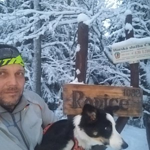 Banan na vrcholu Ropice (10.1.2021 16:32)