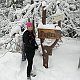 Zdeňka Máchová na vrcholu Ropice (28.1.2021 14:54)
