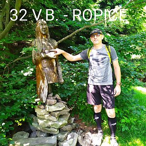 Aleš Sýkora na vrcholu Ropice (4.7.2021 13:11)