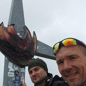 Divočák on the summit of Weisskugel / Palla Bianca (26.7.2022 14:10)