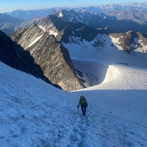 Martin Malý on the summit of Weisskugel / Palla Bianca (30.7.2024 8:30)