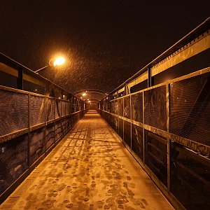 Bouřka na vrcholu Brabenec (2.12.2022 21:08)