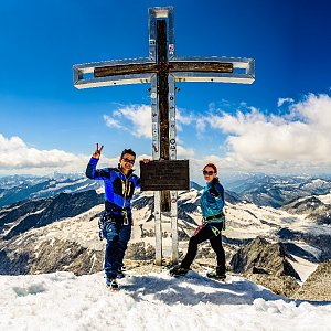 Ondřej Buček na vrcholu Großvenediger (12.8.2021 13:30)