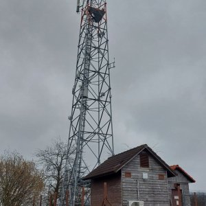Mykas on the summit of Hrádek (15.3.2025 14:47)