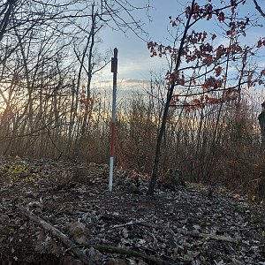 Cyklista 73 on the summit of Moučkův kopec (20.3.2023 6:22)