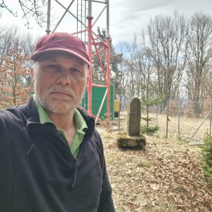 Rastislav Biarinec on the summit of Zigov (4.4.2026 11:19)