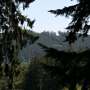 Bouřka na vrcholu Nad Rajským Mlýnem (3.7.2022 11:54)