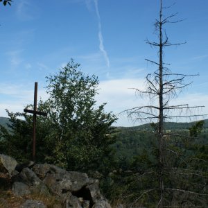 Holi on the summit of Suchý vrch (12.8.2023 12:56)