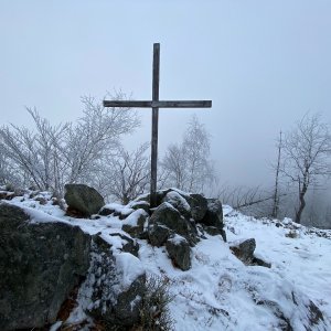 Martin Matějka on the summit of Suchý vrch (30.12.2024 11:24)