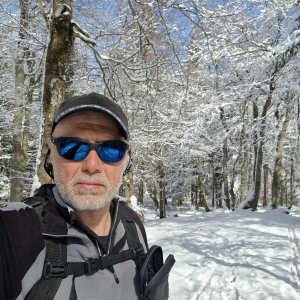 Rastislav Biarinec na vrcholu Veľký Javorník (18.3.2025 11:51)