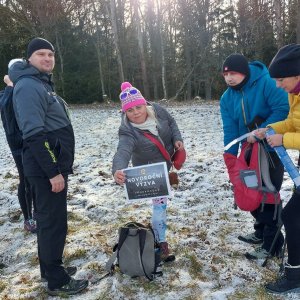 Mykas na vrcholu Na Výšině (1.1.2025 11:39)