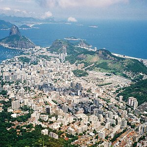 Jan Matiášek on the summit of Morro do Corcovado (3.1.2002)