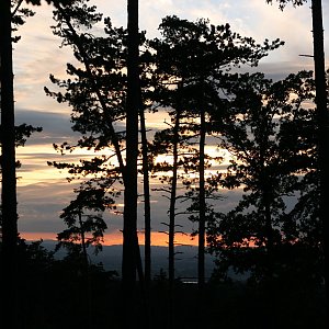 Bouřka on the summit of Kluk (30.9.2022 18:39)