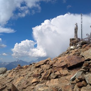 Michal on the summit of Monte Emilius (18.6.2026 16:50)
